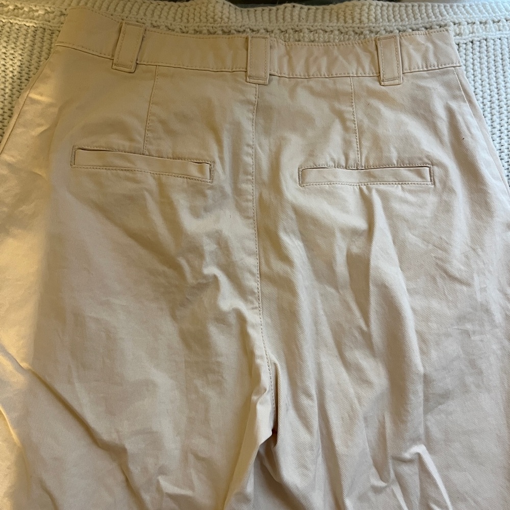 gap mid rise straight up khaki - birch beige - Picture 4 of 5